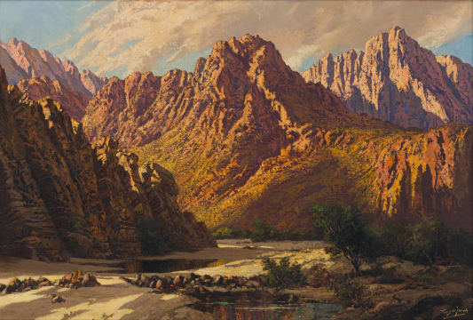 Mountain Landscape By Tinus De Jongh Strauss Co