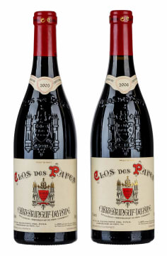 Paul Avril Clos des Papes Châteauneuf du Pape 2005 2006 2 1 x 2