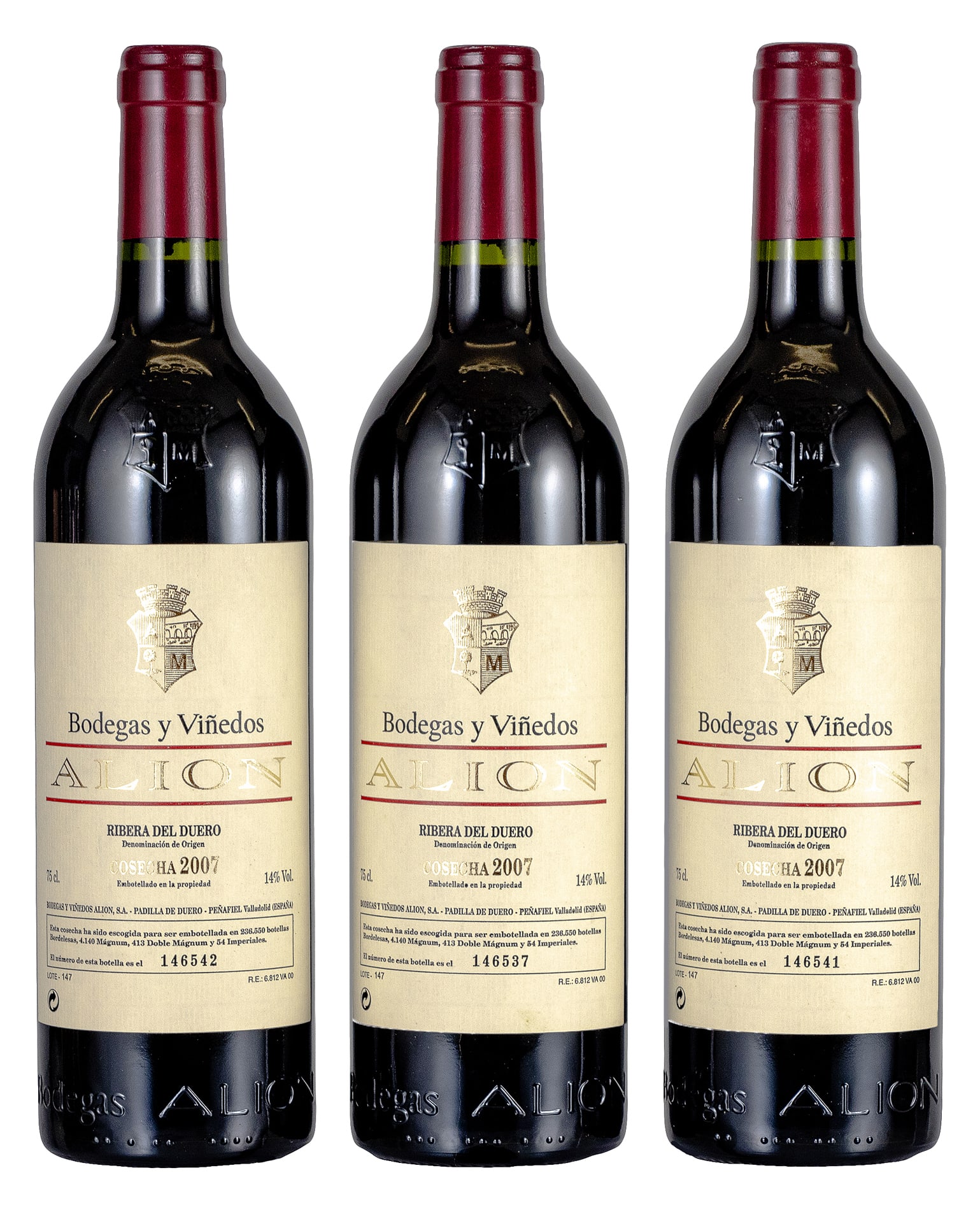 Alión 2007 3 (1 x 3) 750ml by Vega Sicilia | Strauss & Co