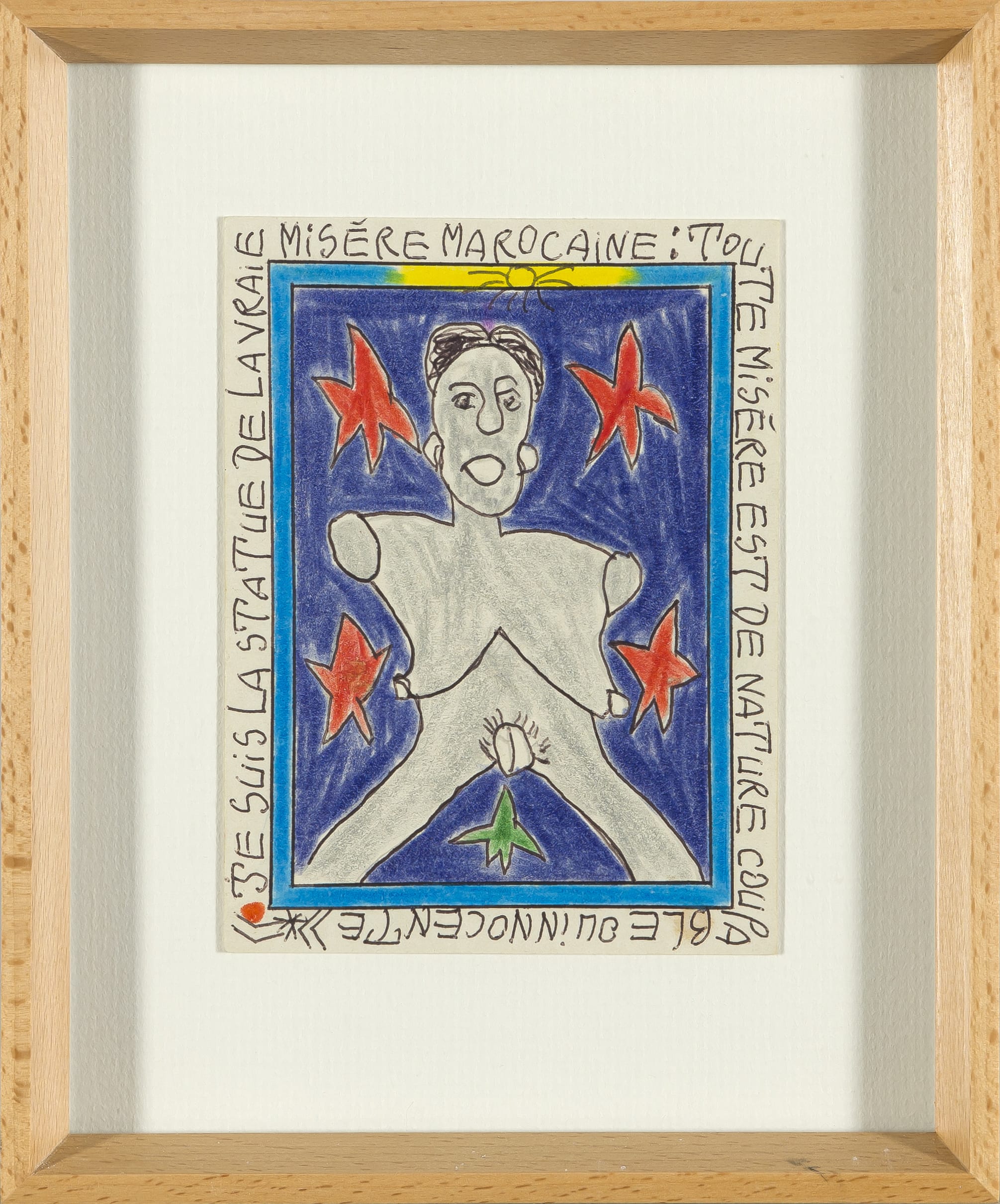 Frédéric Bruly Bouabré; Je suis la Statute de la Vraie Misère (I am the ...