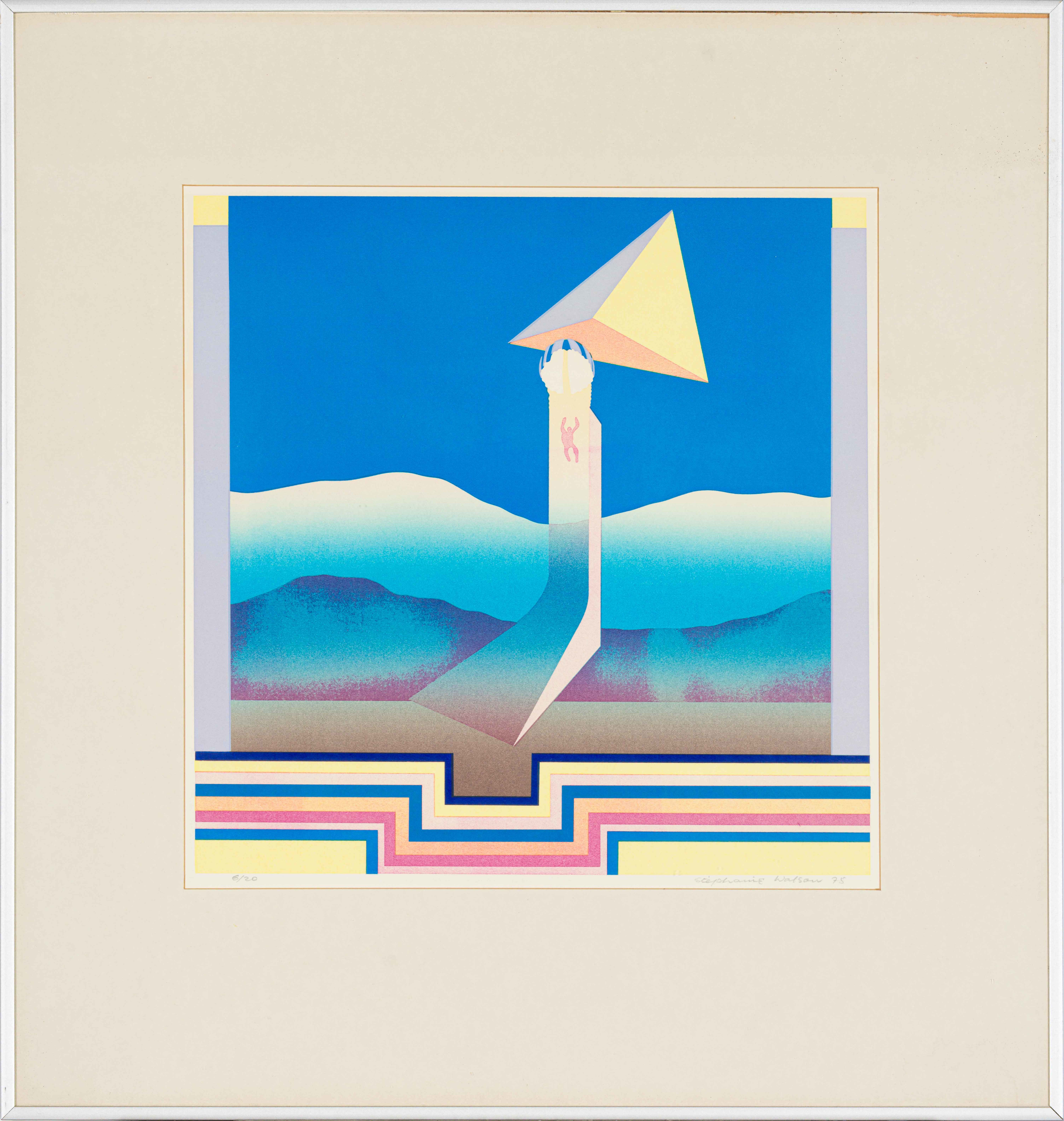 Surrel Items Surreal Landscape with Figure by Stephanie Watson | Strauss & Co