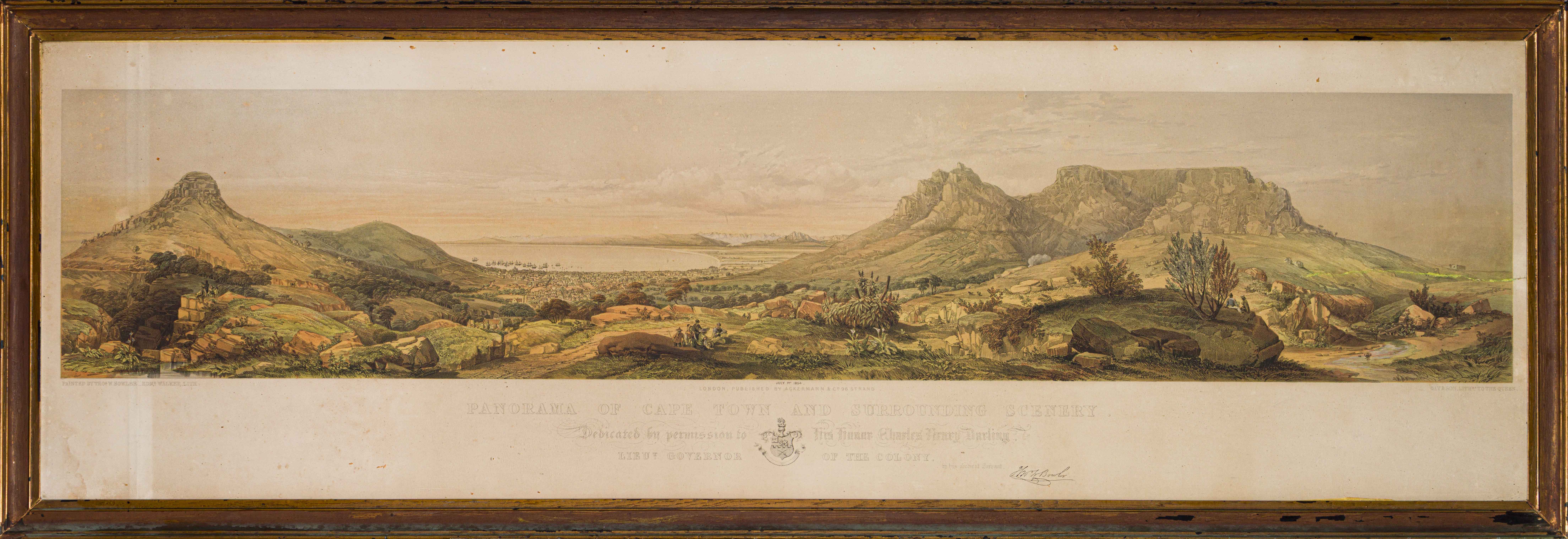 Thomas Bowler Panorama of Cape Town and Surrounding Scenery by Thomas Bowler ...