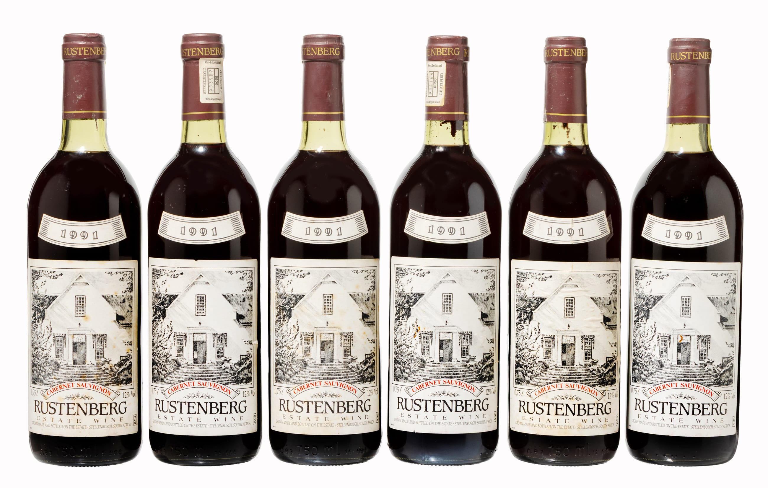 Cabernet Sauvignon 1991 6 (1 x 6) 750ml by Rustenberg | Strauss & Co