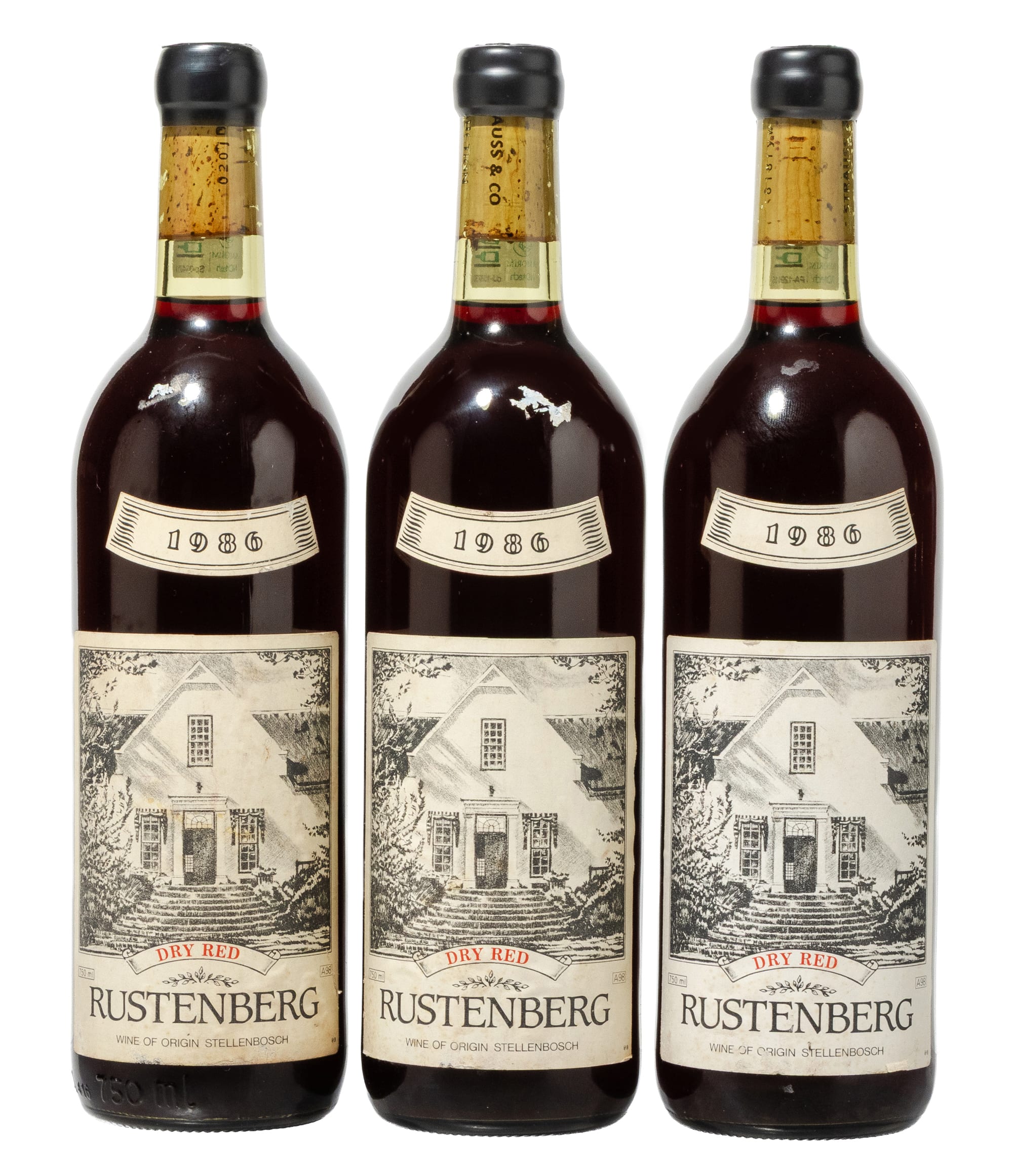 Dry Red 1986 3 (1 x 3) 750ml by Rustenberg | Strauss & Co