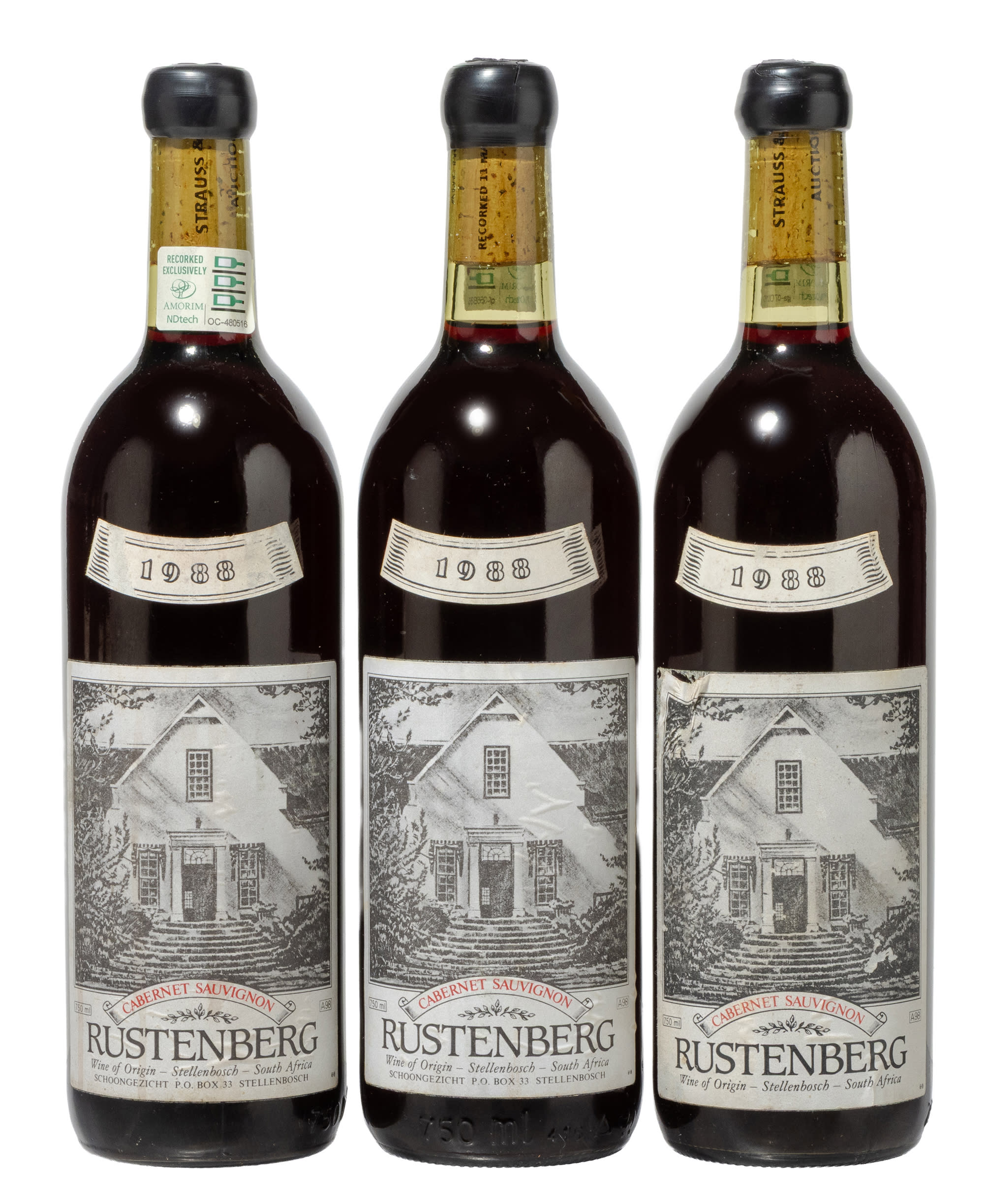 Cabernet Sauvignon 1988 3 (1 x 3) 750ml by Rustenberg | Strauss & Co