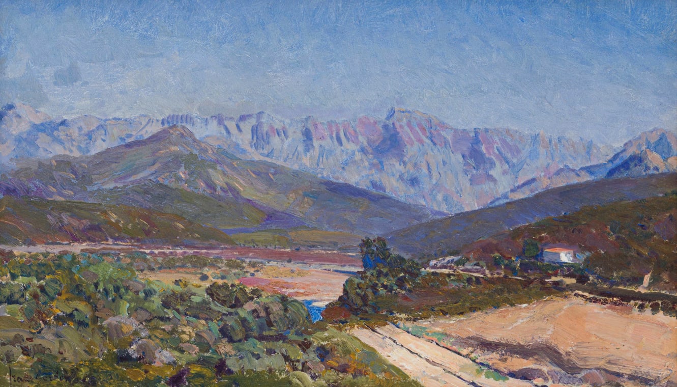 Landscape near Swellendam by Frans Oerder | Strauss & Co