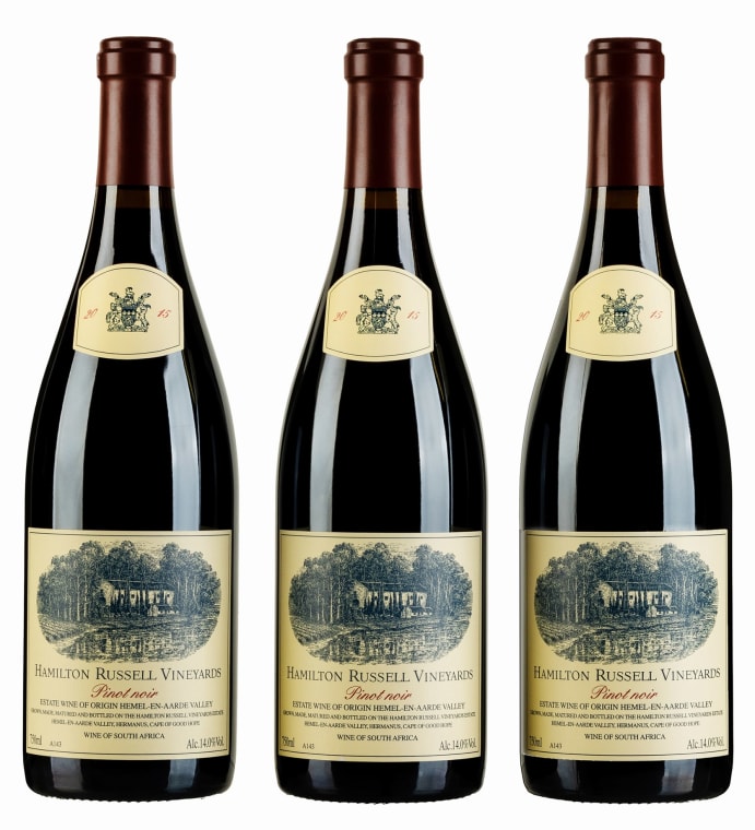 Hamilton Russell Vineyards Pinot Noir 2015 3 1 X 3 750ml Strauss Co