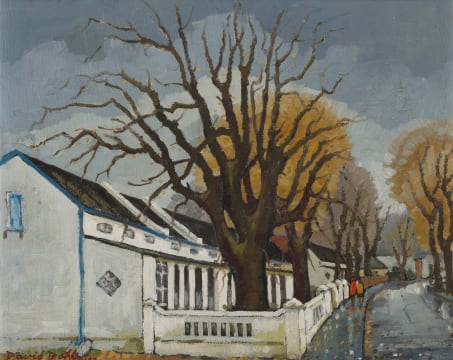 David Botha; Rainy Day Street Scene