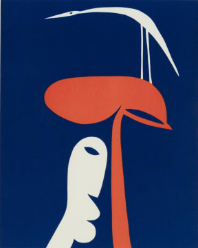 Walter Battiss; Man, Tree and Bird