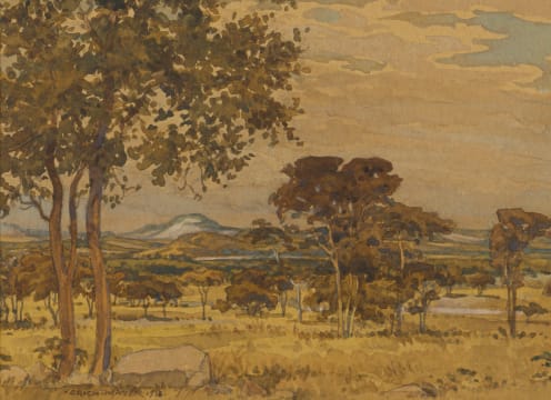 Erich Mayer; Winter Landscape, Rustenburg District