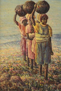 Mmakgabo Mmapula Helen Sebidi; Carrying Clay Pots