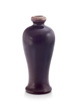 A Chinese flambé glazed vase, Qing Dynasty, late 19th century