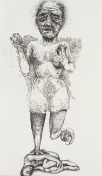 Diane Victor, Julia Teale, Judy Woodborne; Exquisite Corpse, Eve #8