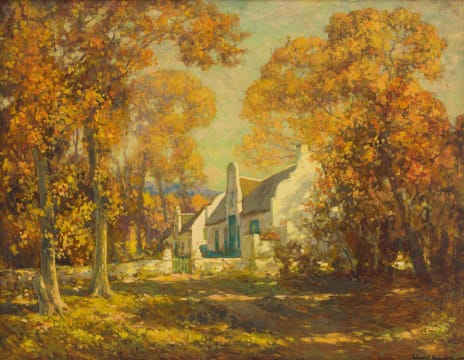 Edward Roworth; Golden Autumn, Schoongezicht, Stellenbosch