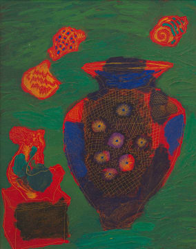 Andrew Verster; Still Life with Vase