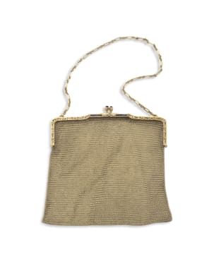 Tiffany & Co; Lady's blue sapphire, diamond and gold evening bag, Tiffany & Co