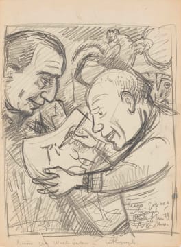 Walter Battiss; Picasso Gives Walter Battiss a Lithograph