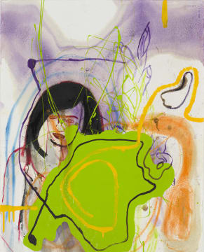 Wayne Barker; Abstract Composition with Face