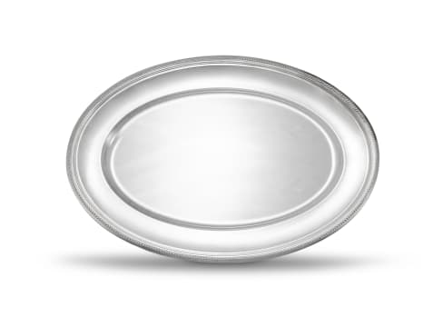 A French silver-plate dish, Christofle, 1935-1983