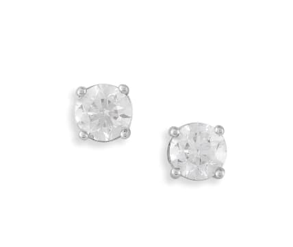 Pair of diamond earrings
