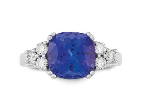 Tanzanite and diamond ring