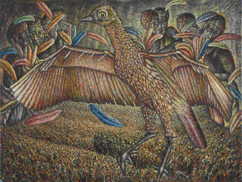Mmakgabo Mmapula Helen Sebidi; The Spirit Bird Fleeing from the Modern World