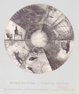 William Kentridge; Preparing the Flute, poster