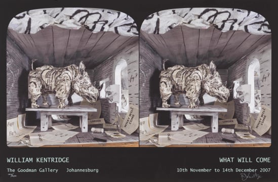 William Kentridge; What Will Come, poster