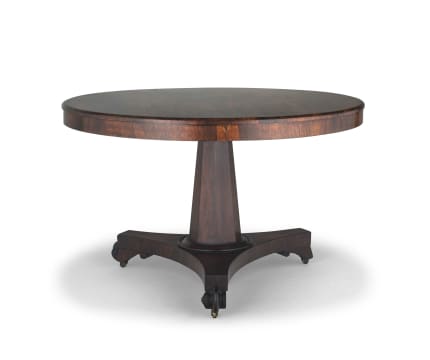 A Victorian rosewood centre table