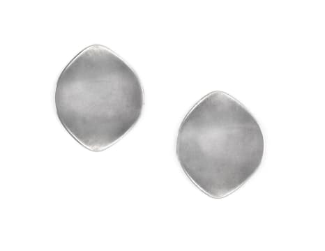 Nanna Ditzel - Georg Jensen; Pair of Georg Jensen silver clip earrings, No 131, designed by Nanna Ditzel, Denmark, .925 Sterling