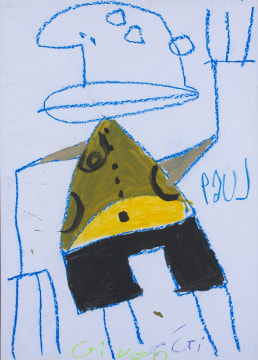 Paul Johan du Toit; Figure in Blue