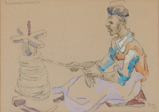 Gregoire Boonzaier; Pruimtabakdraaier, Oudtshoorn, K.P. (Chewing Tobacco Winder)