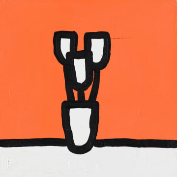 Richard Scott; Three Orange Tulips