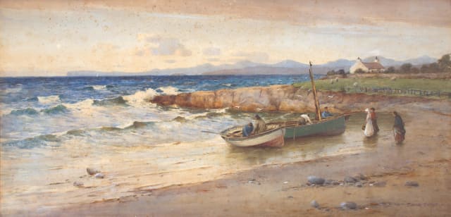 Warren Williams; Boats on the Shore