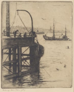 Dorothy Kay; Fishing, Dom Pedro Jetty