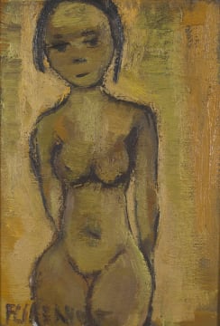 Frans Claerhout; Nude Young Woman