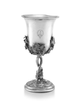 A Victorian silver chalice, Smith, Nicholson & Co, London, 1852