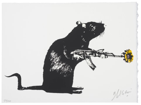 Blek le Rat; The Warrior (Special edition yellow)