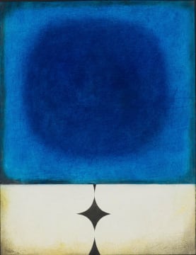 Douglas Portway; Abstract Composition in Blue