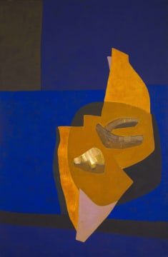 Erik Laubscher; Still Life: Homage to Marsden Hartley, recto; Buildings, verso