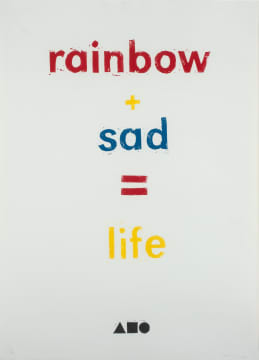 Avant Car Guard; Rainbow + Sad = Life
