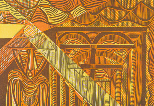 Cecil Skotnes; Deep-Level Labour, from the Man's Gold portfolio