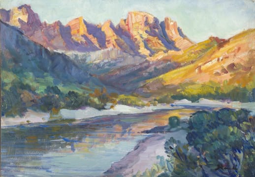 Hugo Naudé; Breede River Landscape