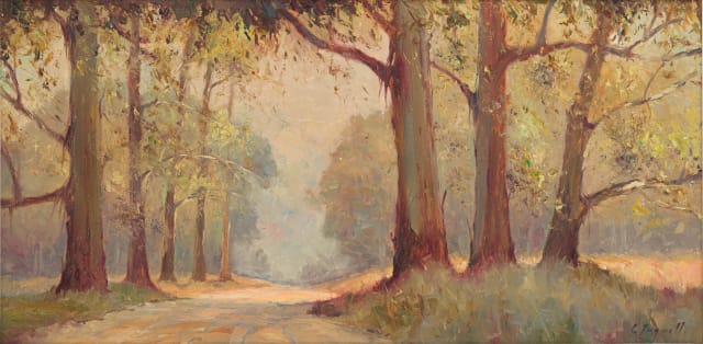 Christopher Tugwell; Landscape with Blue Gums