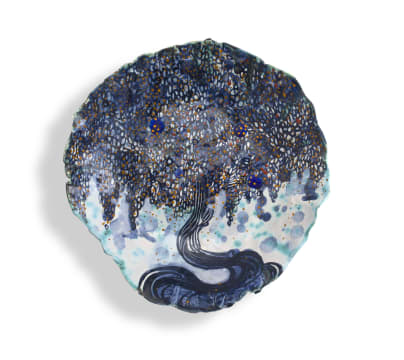 Ruan Hoffmann; Plate with Tree