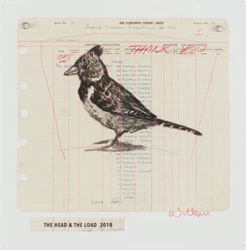 William Kentridge; Crested Barbet – The Head and the Load, 2018