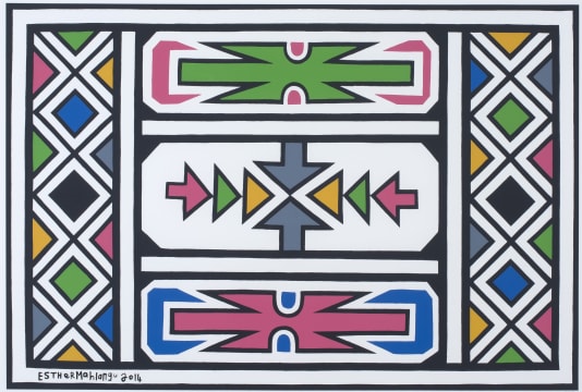 Esther Mahlangu; Abstract