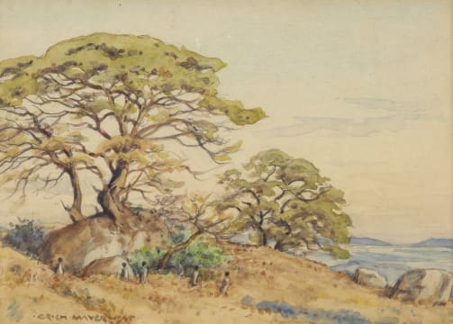 Erich Mayer; Figures in a Landscape