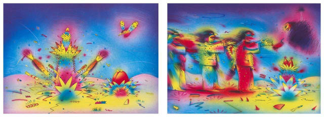 Norman Catherine; Forbidden Fruit; Cross Pollination, unframed