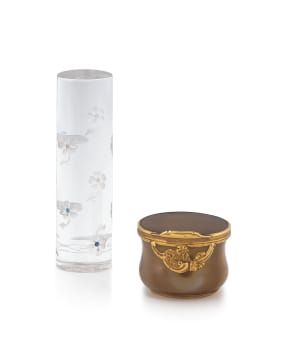 French engraved crystal seal, early 20th century